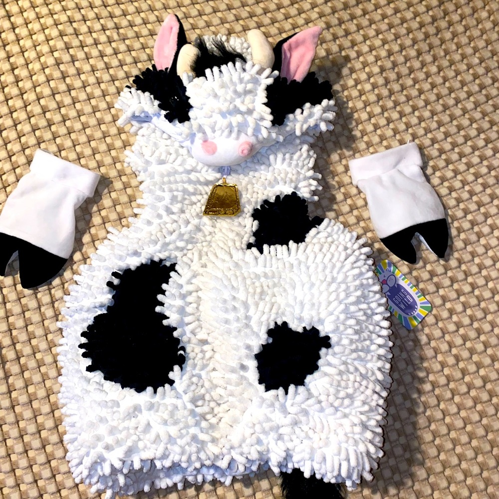 Cow Halloween Costume with Hooves and Tail 18 months Infant Baby Toddler